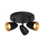 Italux Tino SPL-36748-3R-BK-GD Reflektor 3x10W/GU10 IP20