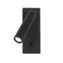 Italux Nova WL-46376-1-BK Zidna svjetiljka 1x2.5W/LED 3000K 153lm IP20