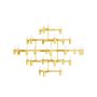King Home ATOMIC GRANDE XCP9120-30.GOLD Visilica 30x10W/G9 IP20