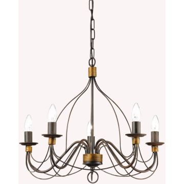 Ideal Lux CORTE 057187 Luster 5x40W/E14 ip20