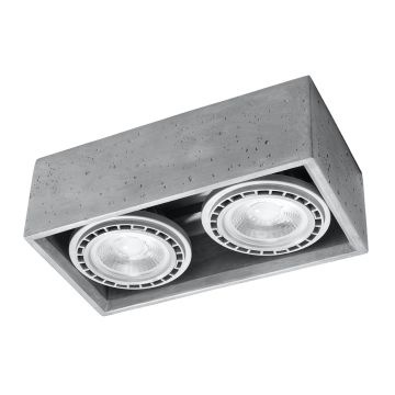 Sollux QUATRO 2 SL.0884 Natkriveno downlight svjetlo 2x40W/GU10 IP20