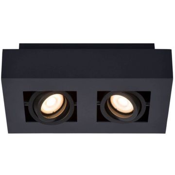 Lucide XIRAX 09119/11/30 Natkriveno downlight svjetlo 2x5w/gu10 2200k 320lm ip20