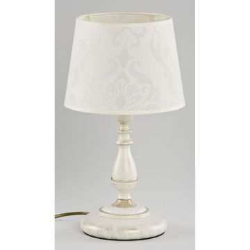 Alfa ROKSANA WHITE 18538 Stolna svjetiljka 1x60W/E27