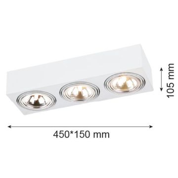 Argon RODOS 1088 Plafonjera 3x6W/G9 IP20