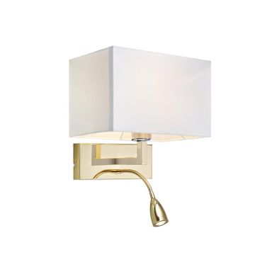 Markslojd SAVOY 106308 Zidna svjetiljka 2x60W/E27/ + LED 1x3W 485LM IP20