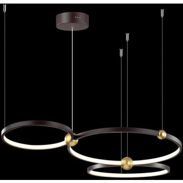 Altavola Design Aurora LA111/P_50_3k_black Visilica 3x63W/LED 3000K 4440lm IP20