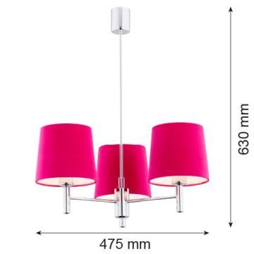 Argon BOLZANO 1382 Luster 3x15W/E27 IP20