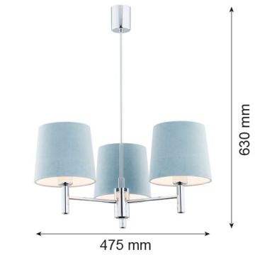 Argon BOLZANO 1383 Luster 3x15W/E27 IP20