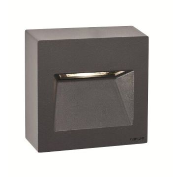 Norlys NAMSOS 5156GR Natkrivena step svjetiljka 1x4W/LED 4000K 466LM IP65