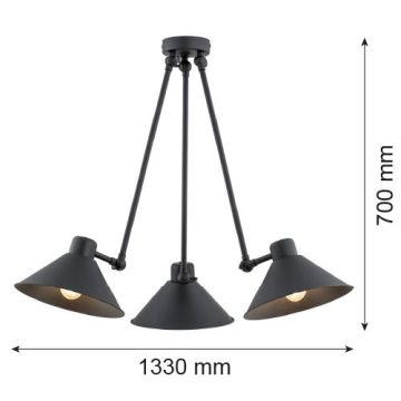 Argon ALTEA 1452 Visilica 3x15W/E27 IP20