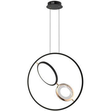 Altavola Design Seppia LA115/X_62_1+2_3k_black_gold Visilica 1+2x45W/LED 3000K 2750lm IP20