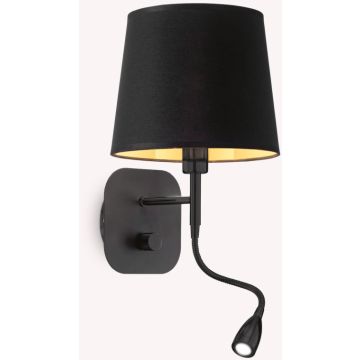 Ideal Lux NORDIK 158242 Zidna svjetiljka 1x40W/E14+1x1.5W/LED ip20