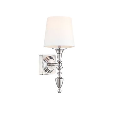 Cosmolight AUSTIN W01118NI-WH Zidna svjetiljka 1x40W/E14 IP20
