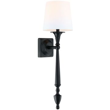 Cosmolight AUSTIN W01296BK-WH Zidna svjetiljka 1x40W/E27 IP20