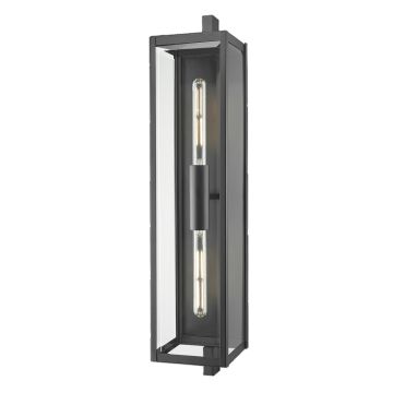 Cosmolight DOVER W02095BK Zidna svjetiljka 2x40W/E27 ip44