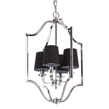 Cosmolight NEW YORK 1 P04380CH-BK Luster 4x40W/E14 IP20