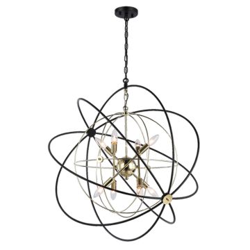 Cosmolight ROXBURY P08593AU Luster 8x40W/E14 ip20