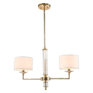 Cosmolight SUTTON P02392AU-WH Stropna svjetiljka 2x40W/E14 ip20