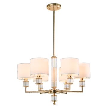 Cosmolight SUTTON P06385AU-WH Stropna svjetiljka 6x40W/E14 ip20