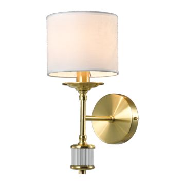 Cosmolight SUTTON W01845BR-WH Zidna svjetiljka 1x25W/E14 ip20