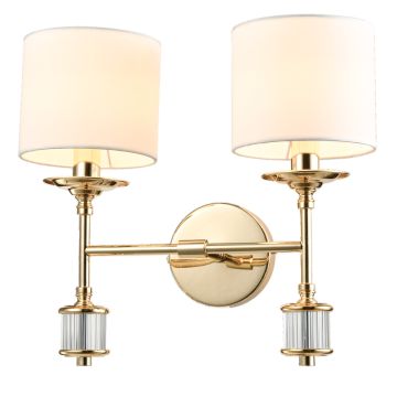 Cosmolight SUTTON W02415AU-WH Zidna svjetiljka 2x25W/E14 ip20