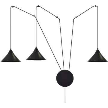 Emibig ABRAMO 160/3 Zidna svjetiljka 3x60W/E27 IP20