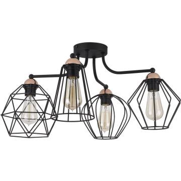TK Lighting GALAXY 1645 Stropna svjetiljka 4x60W/E27