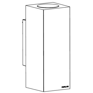 Norlys SANDVIK 1730BC Zidna svjetiljka 2x2x4W/GU10 IP65