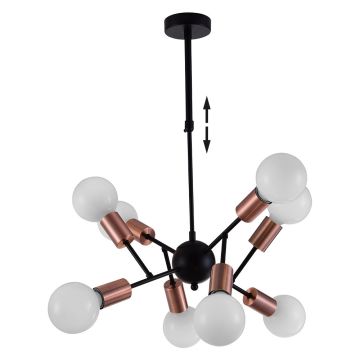 Prezent BALL 17202 Stropna svjetiljka 8x40W/E27 IP20