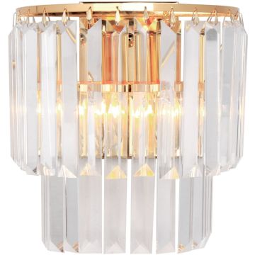 Zuma Line AMEDEO 17106/2W-GLD Zidna svjetiljka 2x40W/E14