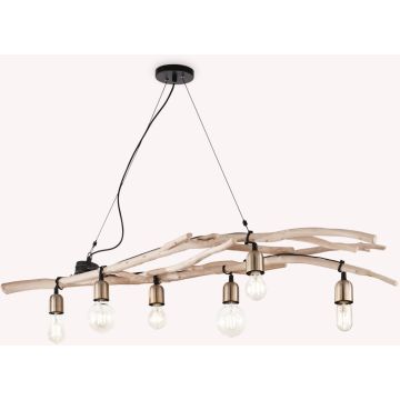 Ideal Lux DRIFTWOOD 180922 Visilica 6x60W/E27 ip20