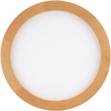 TK Lighting AQUA WOOD 18004 Plafonjera 1x4W/LED 3000K, 4000K, 6500K 2565lm IP54