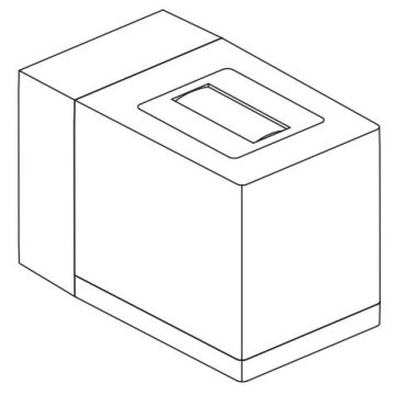 Norlys VOSS 5128AL Zidna svjetiljka 1x4.5W/LED 4000K 641LM IP54