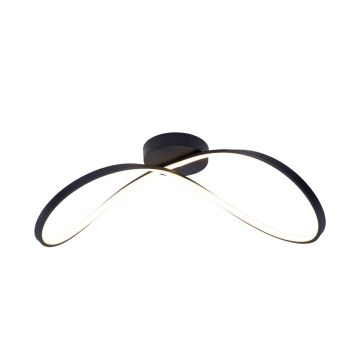 Zuma Line ERDA 19600C-BK Stropna svjetiljka 1x45W/LED 3000K|4000K|6000K 2000lm IP20