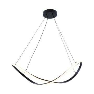 Zuma Line ERDA 19600P-BK Visilica 1x45W/LED 3000K|4000K|6000K 2100lm IP20