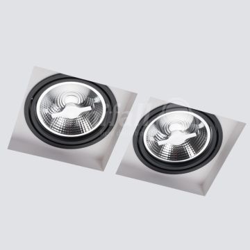 Lumifall ARCTICO LMF.ACX2B Ugradbeno downlight svjetlo 2x75W/GU10/ES111 IP20