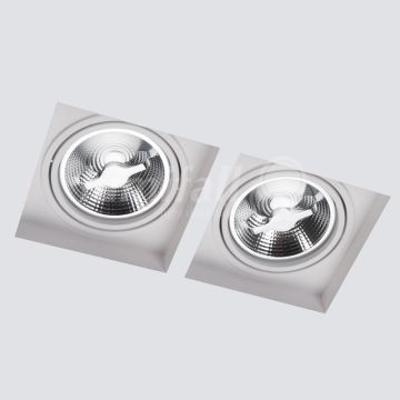 Lumifall ARCTICO LMF.ACX2W Ugradbeno downlight svjetlo 2x75W/GU10/ES111 IP20