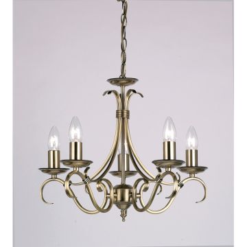 Endon BERNICE 2030-5AN Luster 5x60W/E14 IP20