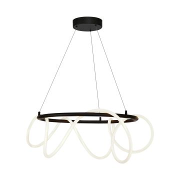 Zuma Line BALBO 20006PL-BK Visilica 1x58W/LED 3000K|4000K|6000K 4500lm IP20