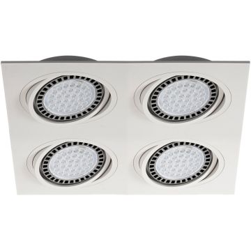 Zuma Line BOXY 20073-WH Ugradbeno downlight svjetlo 4x15W/GU10/ES111 IP20