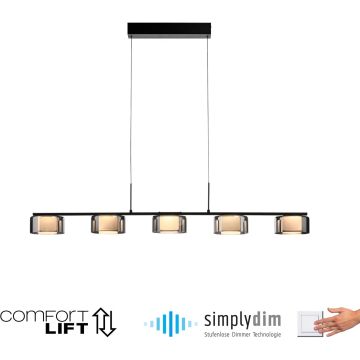 Paul Neuhaus RIKA 2116-18 Visilica 5x42W/LED 3000k 5000lm ip20