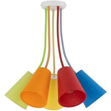 TK Lighting WIRE COLOUR 2107 Stropna svjetiljka 5x60W/E27