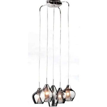 AZzardo AMBER MILANO 5 AZ0722 Visilica 5x40W/G9 IP20