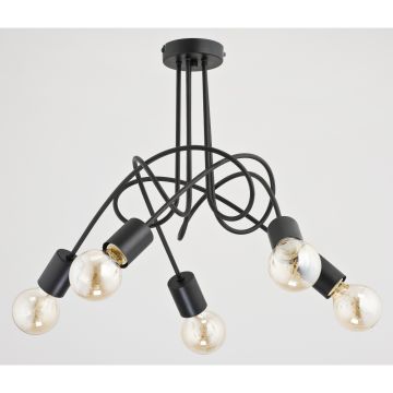 Alfa TANGO BLACK 23175 Stropna svjetiljka 5x60W/E27