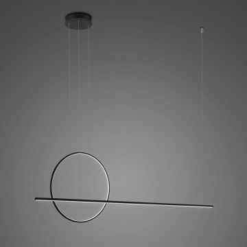 Altavola Design Linea No.2 LA087/PX120_40_4k_39W_black Visilica 2x39W/LED 4000K 1800lm IP44