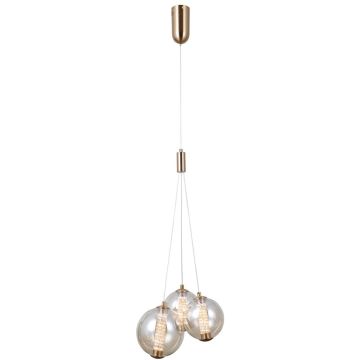 Italux Butero PND-34359-3-HBR-AMB Visilica 3x12W/LED 3000K 1095lm IP20