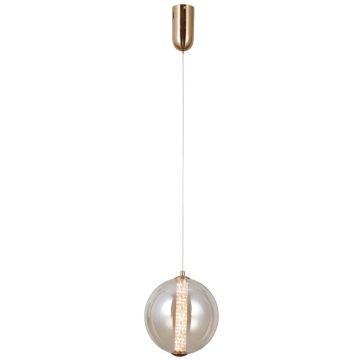 Italux Butero PND-34359-M-HBR-AMB Visilica 1x9W/LED 3000K 825lm IP20