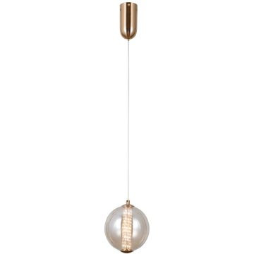 Italux Butero PND-34359-S-HBR-AMB Visilica 1x6W/LED 3000K 550lm IP20