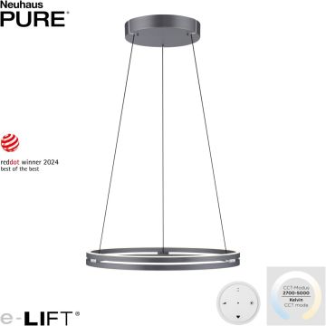 Paul Neuhaus PURE E-LOOP 2551-15 Visilica 2x53W/LED 2700-5000k 4480lm ip20