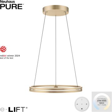 Paul Neuhaus PUREE-LOOP 2551-60 Visilica 2x53W/LED 2700-5000k 4480lm ip20